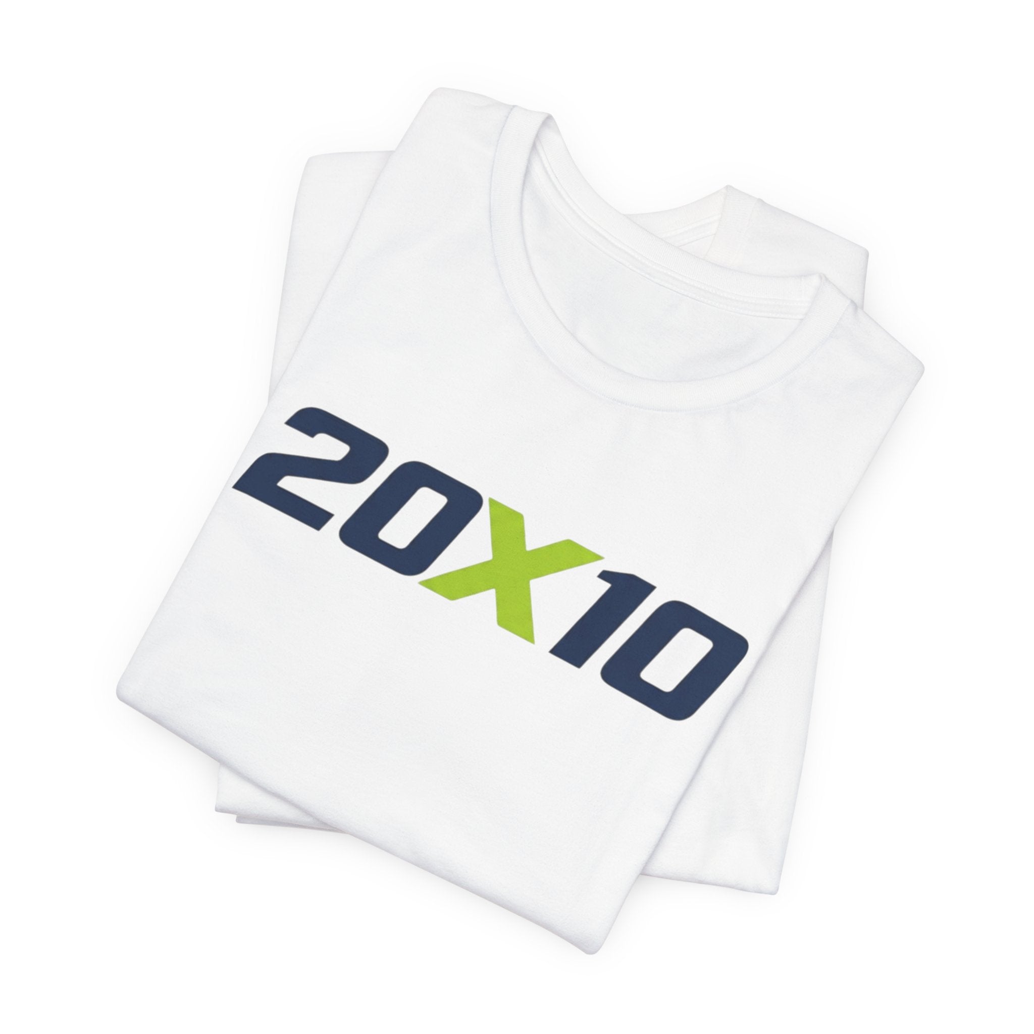 20X10 Logo Tee — Minimal Athletic Graphic T‑Shirt