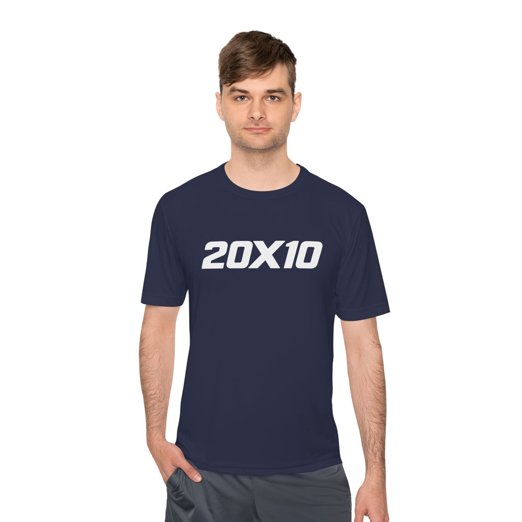 20X10 Performance Tee — Bold Athletic Graphic Moisture-Wicking Shirt