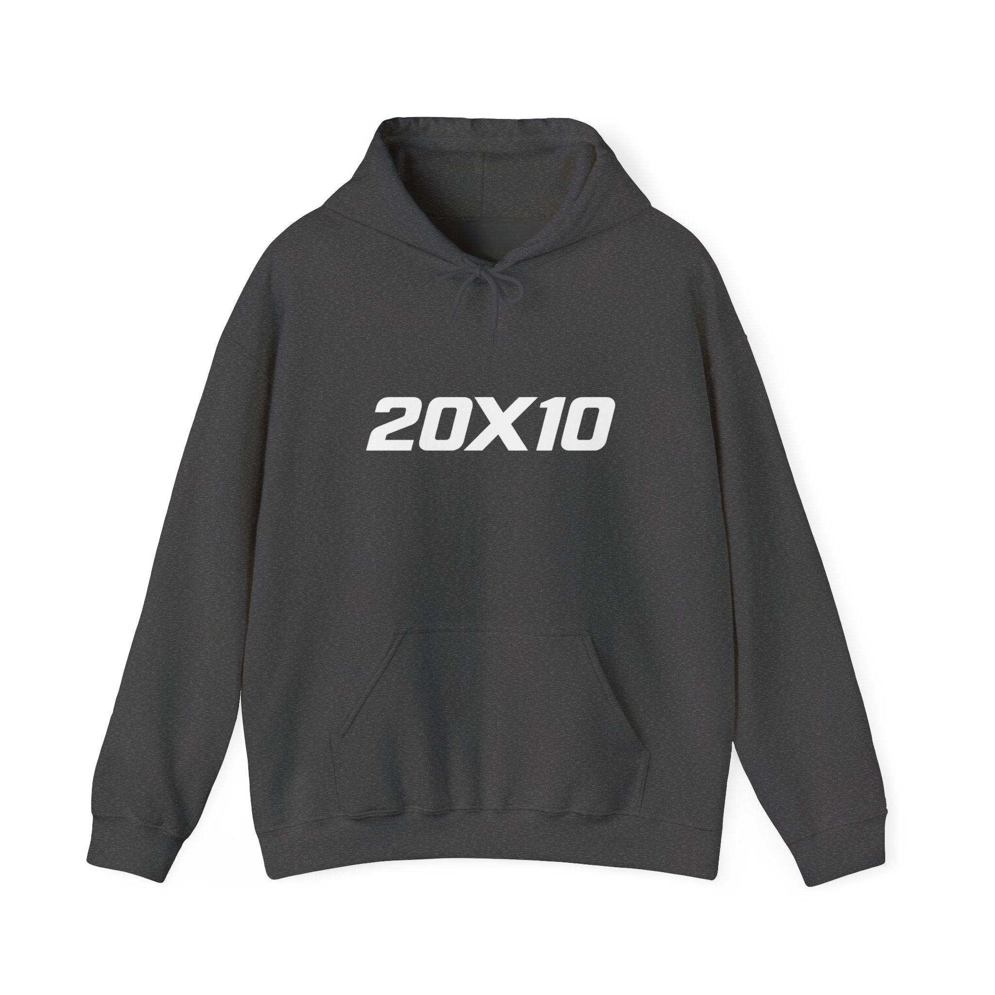 20X10 Hoodie — Minimalist Numeric Graphic Pullover