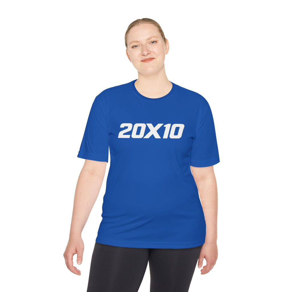 20X10 Performance Tee — Bold Athletic Graphic Moisture-Wicking Shirt