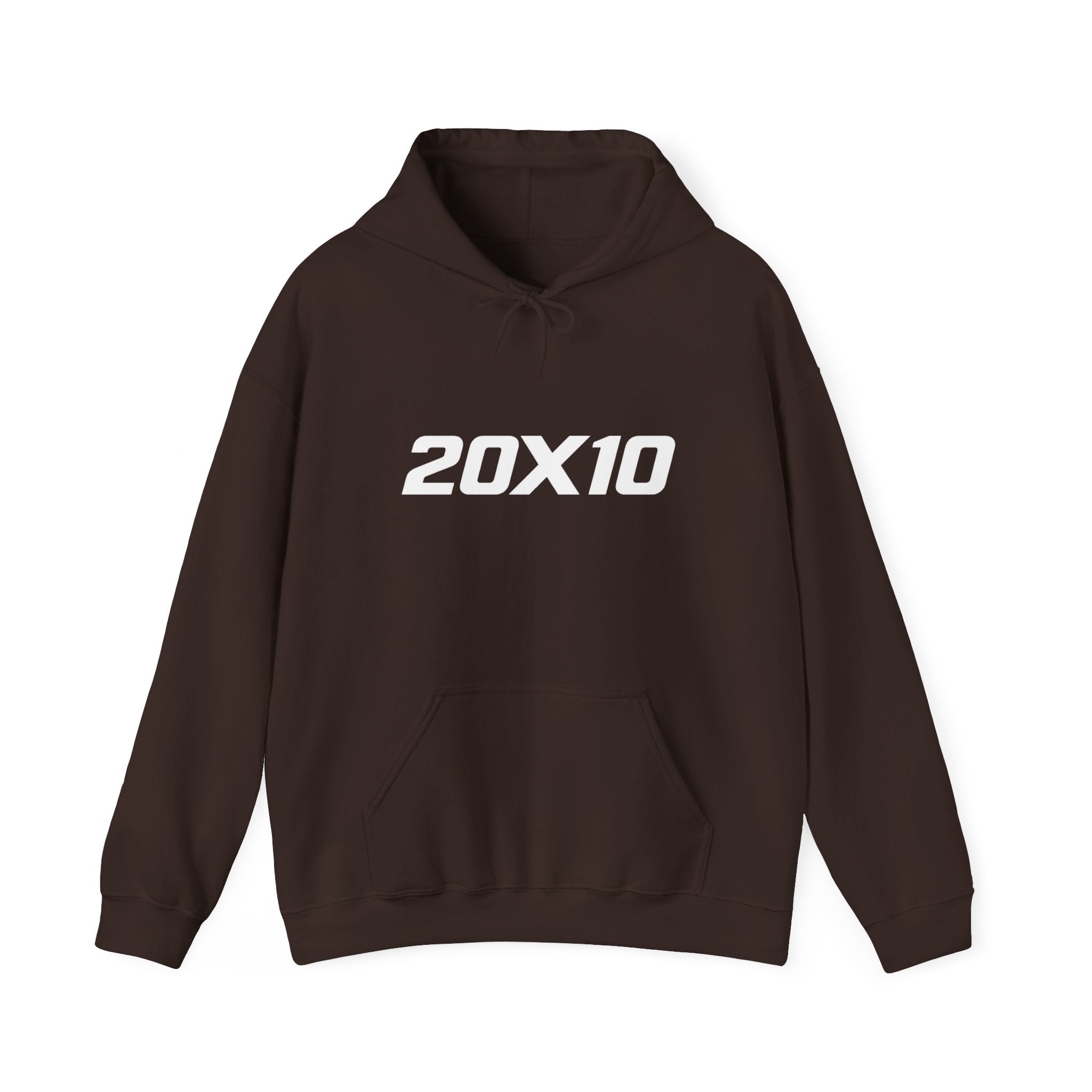 20X10 Hoodie — Minimalist Numeric Graphic Pullover