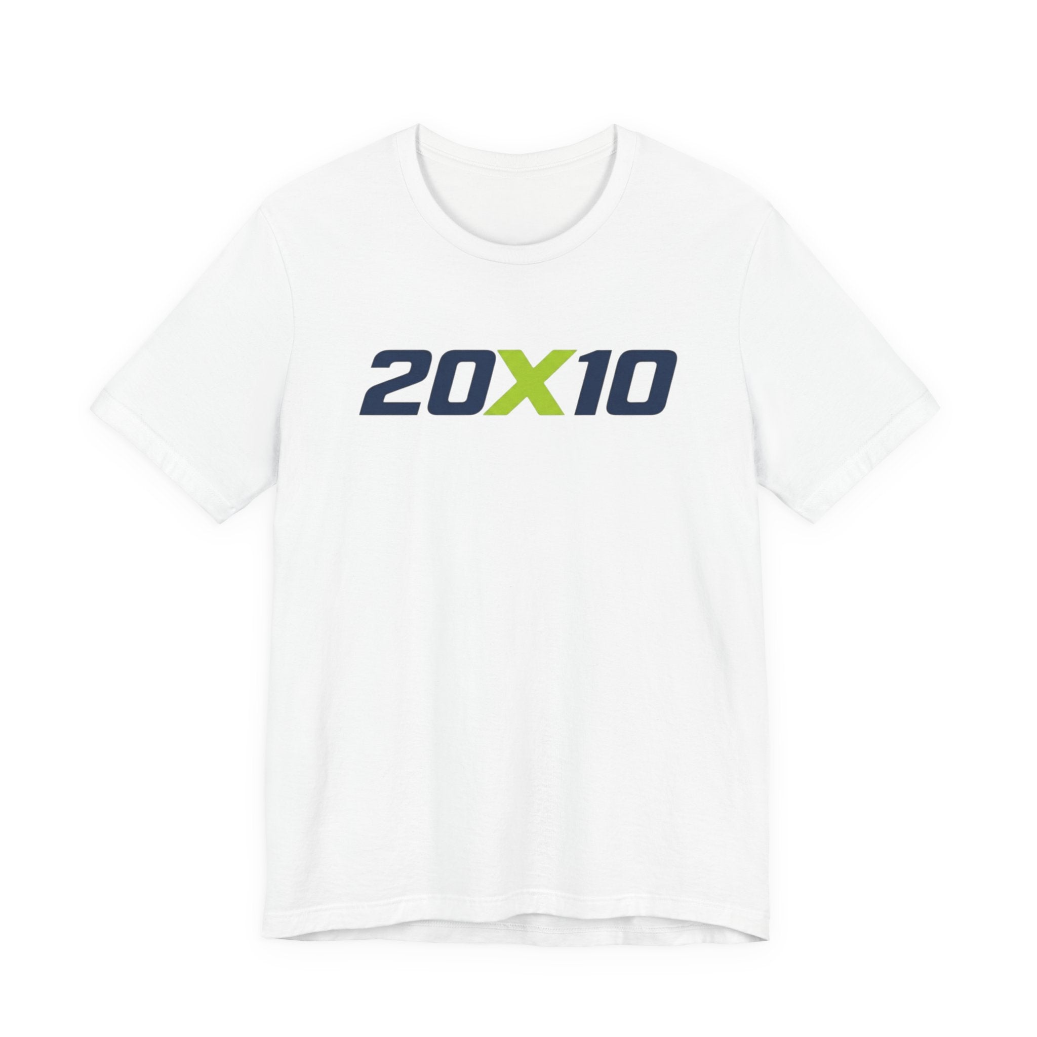 20X10 Logo Tee — Minimal Athletic Graphic T‑Shirt